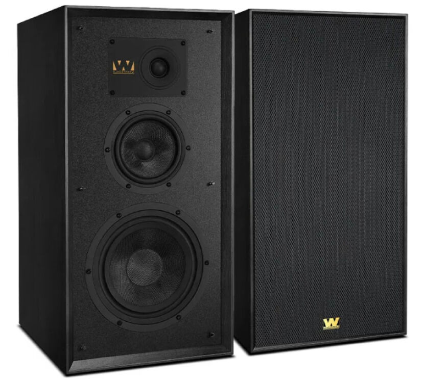 Wharfedale Super Linton (czarny). Kolumny podstawkowe.