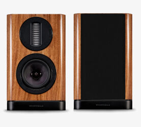 Wharfedale Aura 1 (orzech połysk). Kolumny podstawkowe.