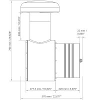 Monitor Audio CLG-W12. Subwoofer zewnętrzny (4Ohm/70V/100V). - 3