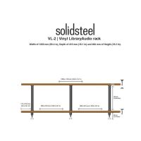 Solidsteel VL-2 (orzech). Stolik audio. - 5