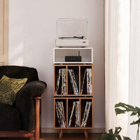 NorStone Stockholm 1100 (biały/dąb). Stolik audio. - 5