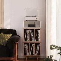 NorStone Stockholm 1100 (biały/dąb). Stolik audio. - 5