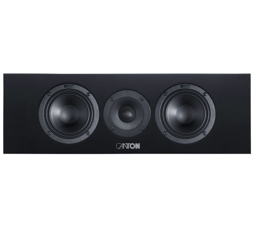 Canton Atelier OnWall 5 C (czarny). Centralny głośnik naścienny.