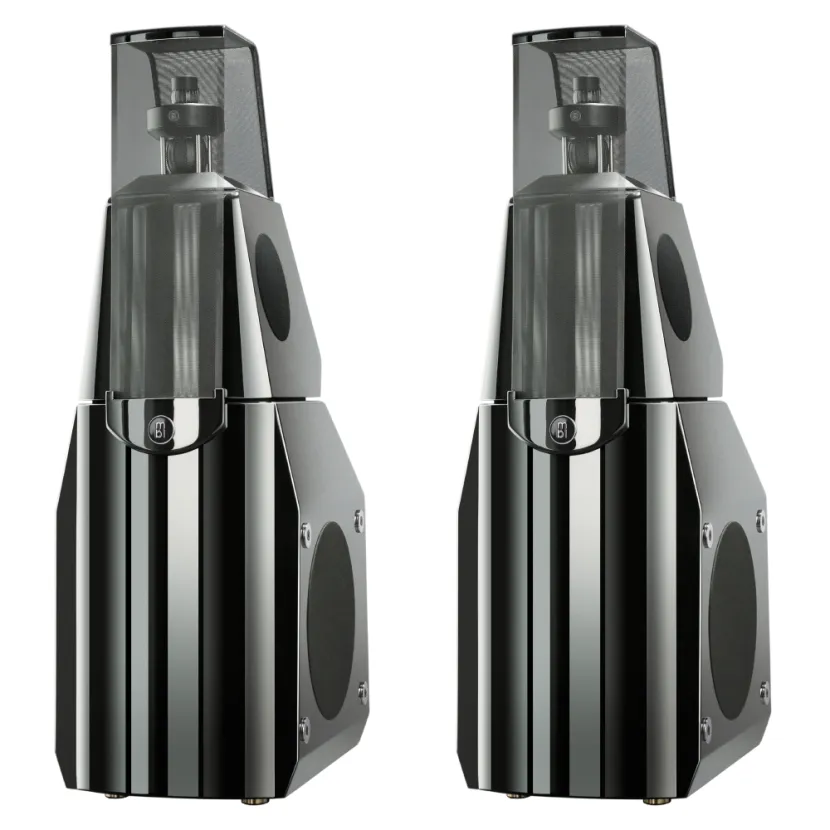MBL Radialstrahler mbl 111F (czarny/chrom). Kolumny podłogowe.