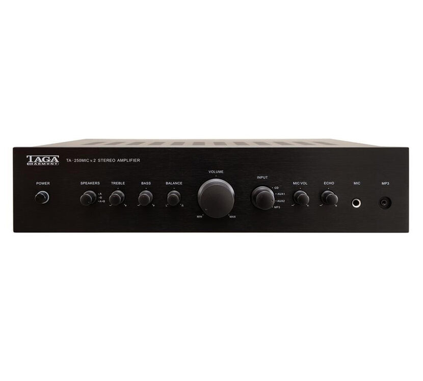 Taga Harmony TA-250MIC v2. Wzmacniacz instalacyjny.