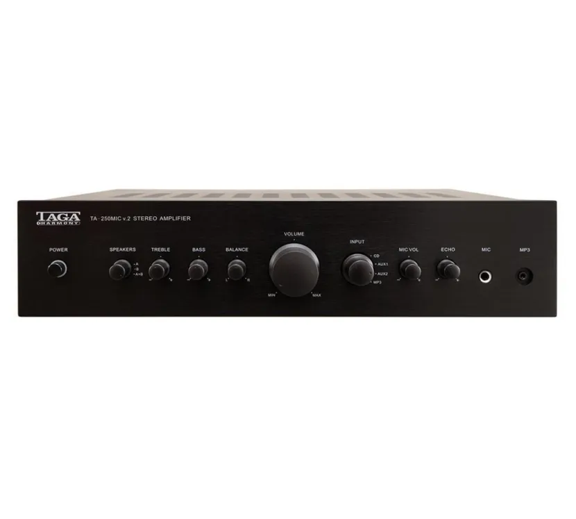 Taga Harmony TA-250MIC v2. Wzmacniacz instalacyjny.