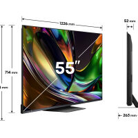 Hisense 4K 55UR8S. Telewizor RGB-MiniLED 55