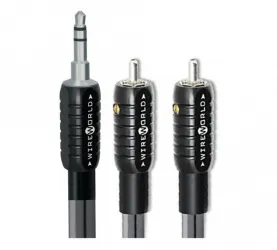Wireworld Nano-Silver Eclipse. Przewód Mini Jack - 2xRCA (3.0m).