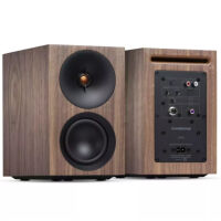 Cambridge Audio L/R S (orzech). Aktywne kolumny podstawkowe. - 2