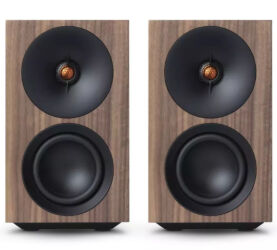 Cambridge Audio L/R S (orzech). Aktywne kolumny podstawkowe.