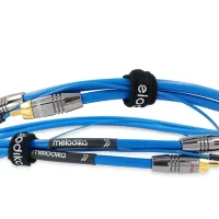Melodika SBPH07 Sky Blue. Przewód gramofonowy RCA (2x0.7m). - 2