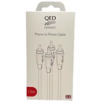 QED Connect QE8104. Interkonekt audio 2xRCA (1.5m). - 2
