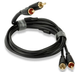 QED Connect QE8104. Interkonekt audio 2xRCA (1.5m).