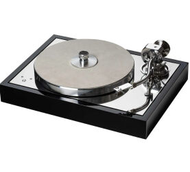 Pro-Ject The Classic Reference (czarny / chrom). Gramofon manualny.