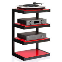 NorStone Esse HiFi (czerwony). Stolik audio. - 2