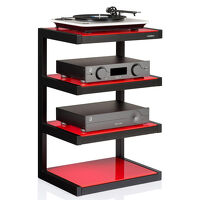 NorStone Esse HiFi (czerwony). Stolik audio. - 2