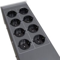 Taga Harmony PF-1000DC (srebrny). Listwa zasilająca. - 4