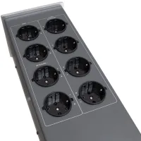 Taga Harmony PF-1000DC (srebrny). Listwa zasilająca. - 4