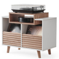 NorStone Oslo Vinyl 800 (biały/dąb). Stolik audio. - 2