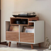 NorStone Oslo Vinyl 800 (biały/dąb). Stolik audio. - 4