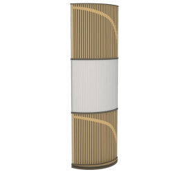 Vicoustic VicTotem Ultra VMT (light grey - metallic gold). Panel akustyczny (trzy moduły).