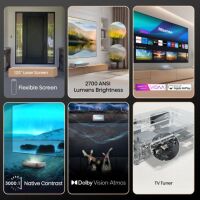 Hisense 4K Smart Laser TV 120L5ND. Projektor z ekranem ramowym. - 8