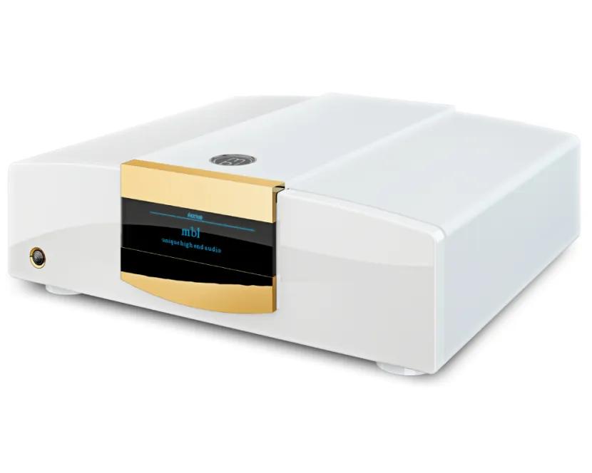 MBL Cadenza Line Stereo Power Amplifier C21 (biały/złoty). Końcówka mocy stereo.