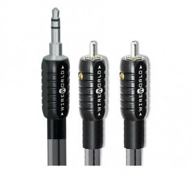 Wireworld Nano-Silver Eclipse. Przewód Mini Jack - 2xRCA (1.5m).