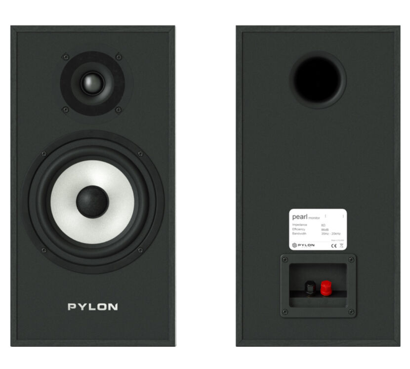 Pylon Audio Pearl Monitor (czarny). Kolumny podstawkowe.