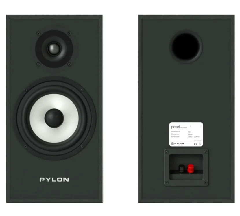 Pylon Audio Pearl Monitor (czarny). Kolumny podstawkowe.
