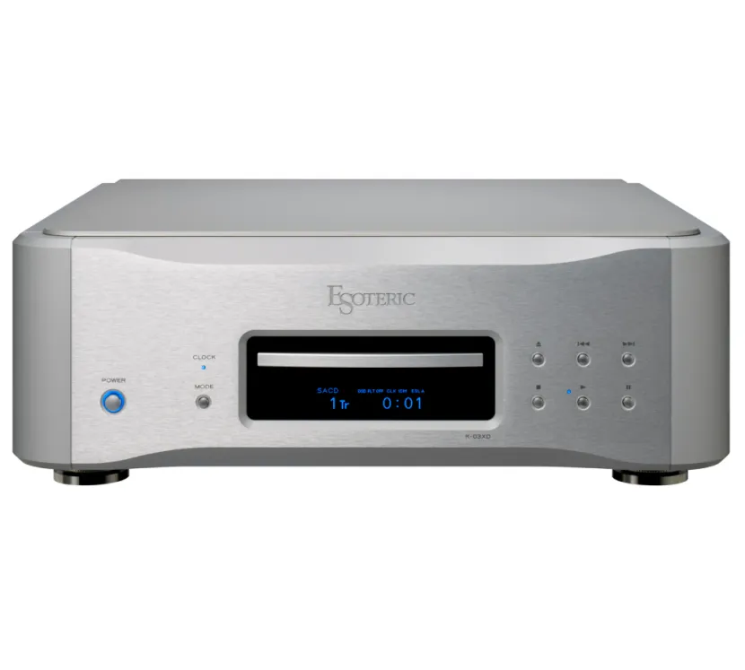 Esoteric K-03XD SE (srebrny). Odtwarzacz płyt CD/SACD klasy Hi-End.
