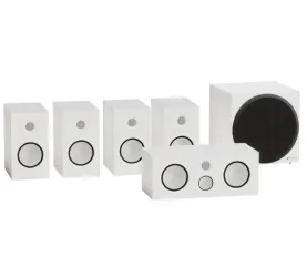 Monitor Audio Silver 50 8G system AV (biały). Zestaw 5.1.