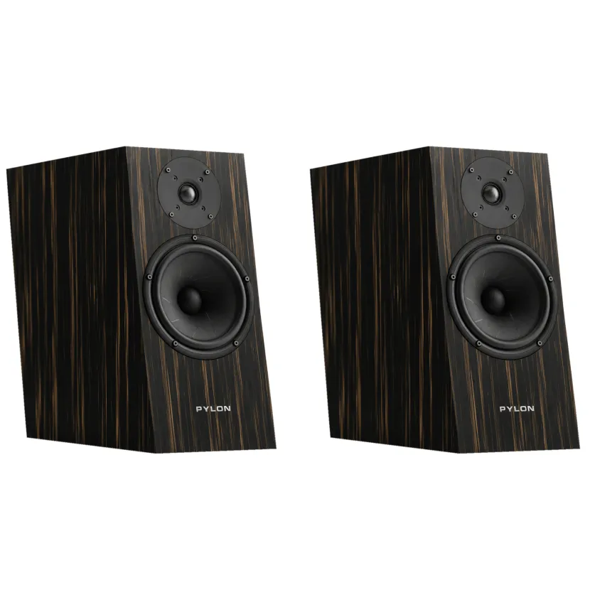 Pylon Audio Jasper Monitor 18 (heban marokański). Kolumny podstawkowe.