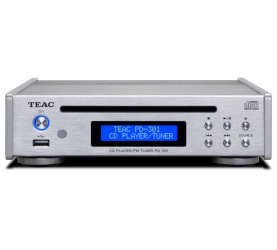 Teac PD-301DAB-X (srebrny). Odtwarzacz CD i radiem FM.