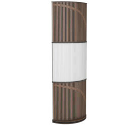 Vicoustic VicTotem Ultra VMT (natural white - dark walnut). Panel akustyczny (trzy moduły).