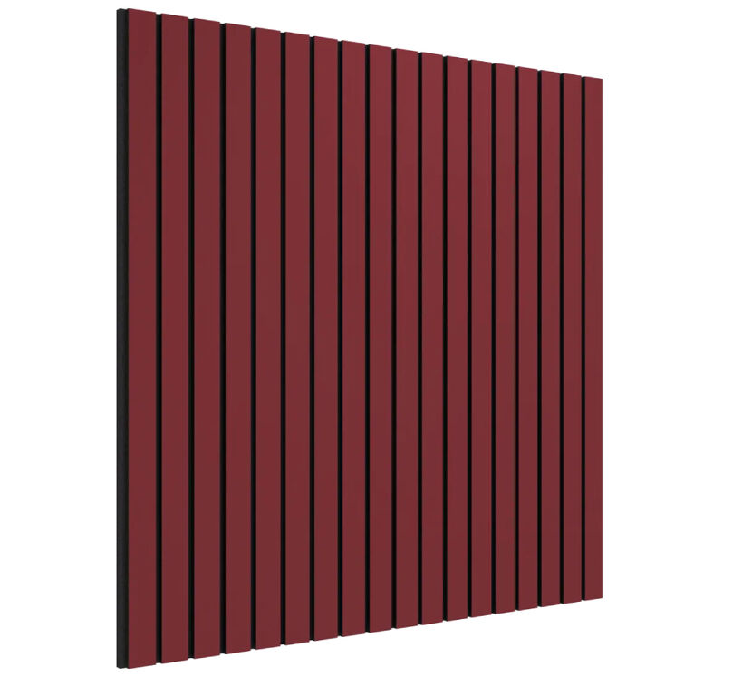 Vicoustic VicStrip Square (garnet red). Panel akustyczny (kpl. 8 sztuk).