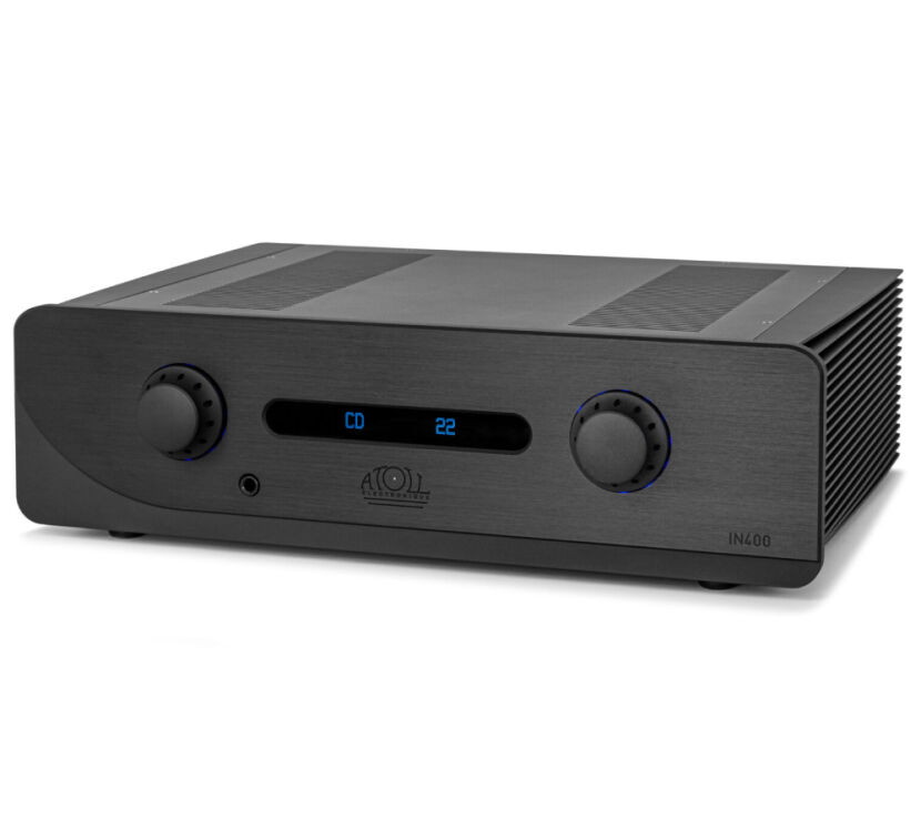 Atoll IN400 Evolution (czarny). Zintegrowany wzmacniacz stereo.