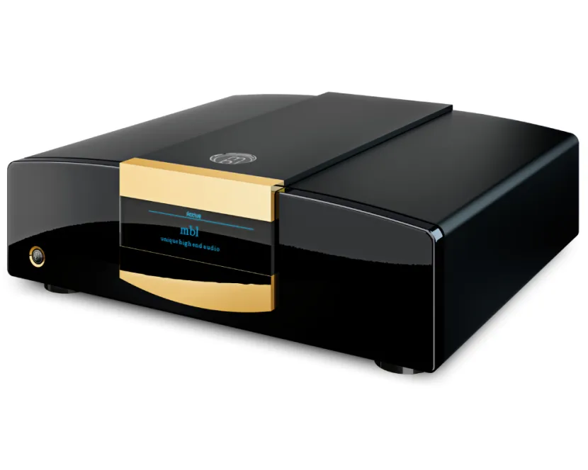 MBL Cadenza Line Stereo Power Amplifier C21 (czarny/złoty). Końcówka mocy stereo.