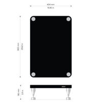 Solidsteel HY-A (czarny). Stolik audio pod wzmacniacz. - 2