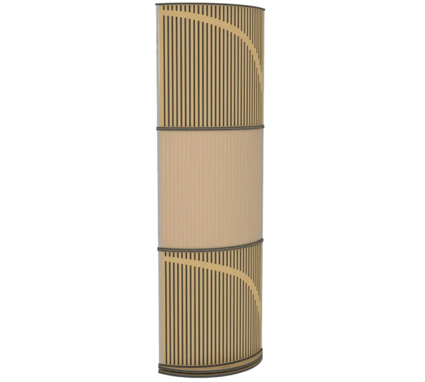 Vicoustic VicTotem Ultra VMT (beige - metallic gold). Panel akustyczny (trzy moduły).