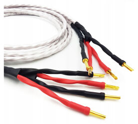 Wireworld Luna 8 LUS. Przewód głośnikowy z wtykami typu banan (2x2,5m).