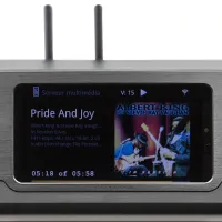 Atoll SDA200 Signature (czarny). Wzmacniacz stereo z funkcjami sieciowymi. - 2