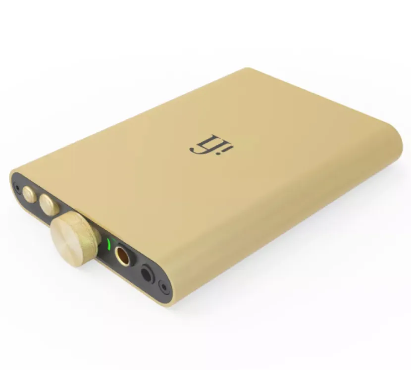 iFi Audio Hip-Dac2 Gold Edition. Przenośny DAC i wzmacniacz słuchawkowy.