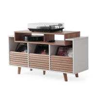 NorStone Oslo Vinyl 1200 (biały/dąb). Stolik audio. - 2