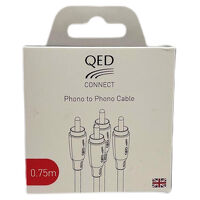 QED Connect QE8101. Interkonekt audio 2xRCA (0.75m). - 2