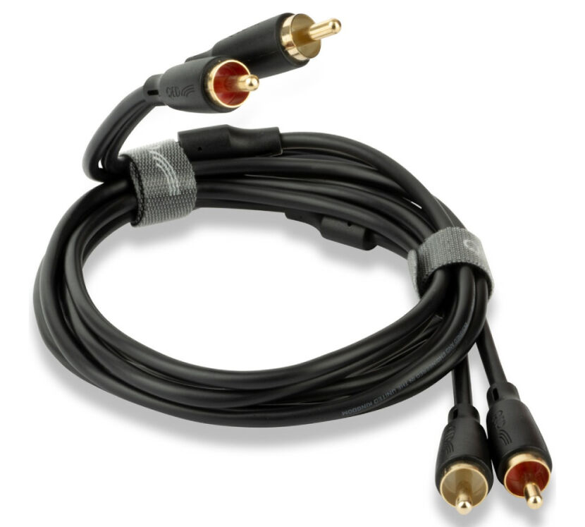 QED Connect QE8101. Interkonekt audio 2xRCA (0.75m).