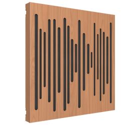 Vicoustic VicPattern Ultra Wavewood MKII (locarno cherry). Panel akustyczny (kpl. 3 sztuk).