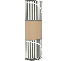 Vicoustic VicTotem Ultra VMT (beige - white). Panel akustyczny (trzy moduły).