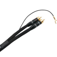 Melodika MDPHD10 Black Edition. Przewód gramofonowy RCA (2x1m). - 4