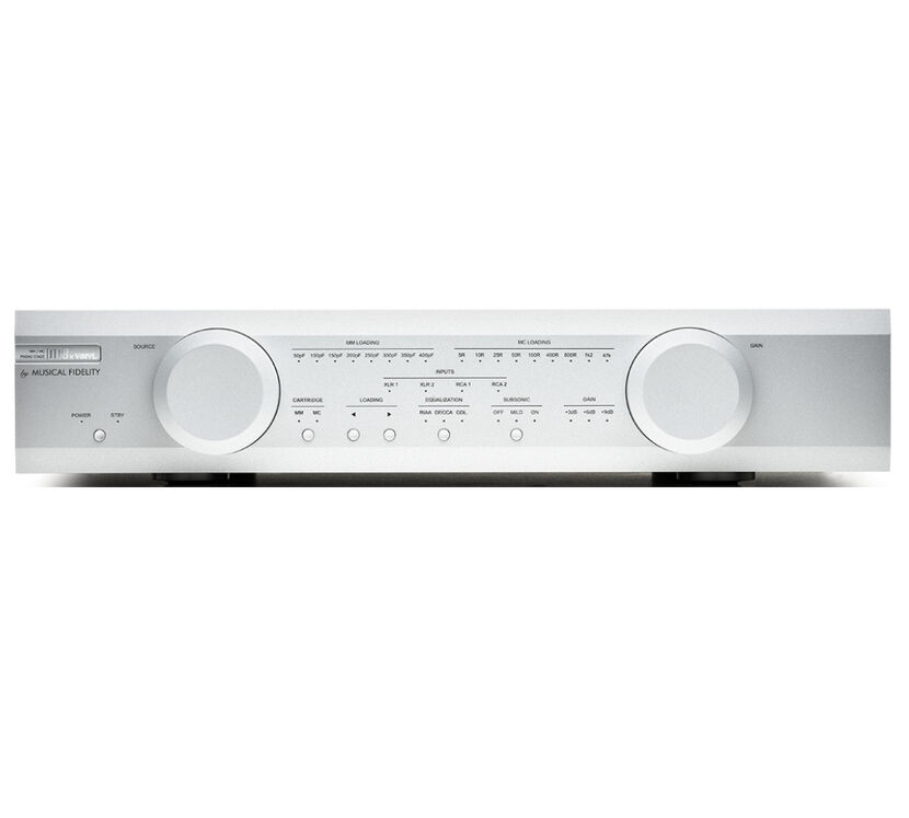 Musical Fidelity M8x Vinyl (srebrny). Przedwzmacniacz gramofonowy.